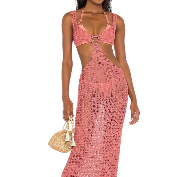 NWT Cult Gaia Tyra cutout crochet dress in Jaipur - Picture 4 of 9